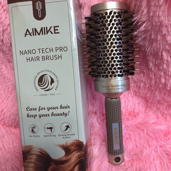 AIMIKE Round Brush, Nano Thermal Ceramic & Ionic Tech Hair Brush, Round Barre... - Picture 4 of 10